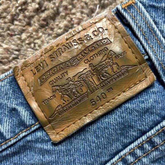 Levi’s 540 Jeans Relaxed Fit Mens Size 50 HEMMED - Picture 5 of 11